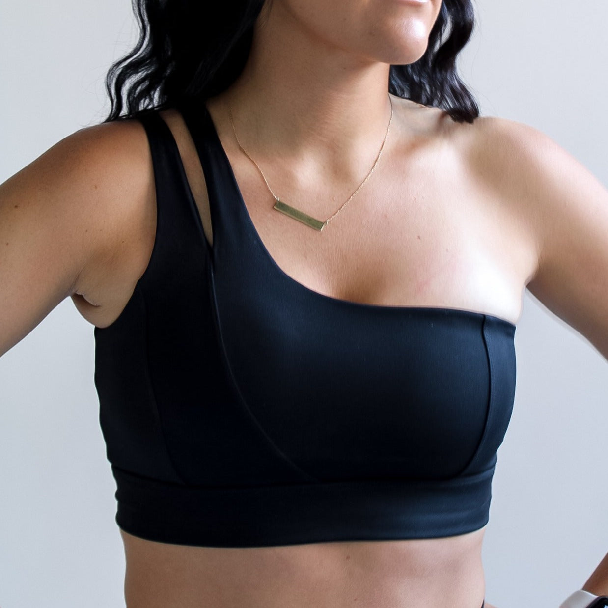 One Shoulder Sports Bra