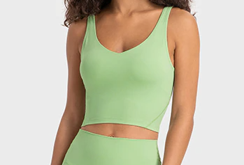 U-Back Buttery Soft Cropped Tank