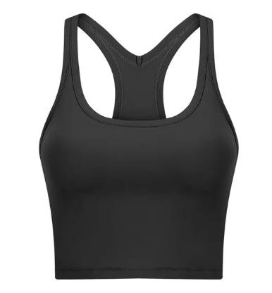 Fitted Racerback Cropped Tank