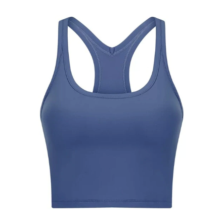 Fitted Racerback Cropped Tank