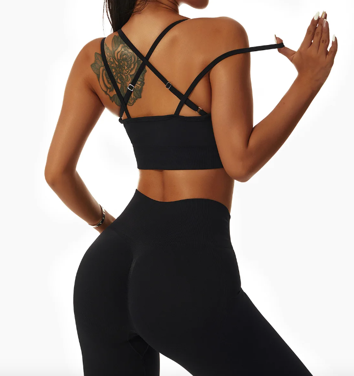 Criss Cross Scrunch Booty Set
