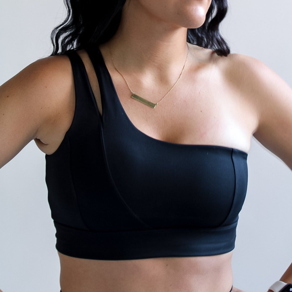 One Shoulder Sports Bra
