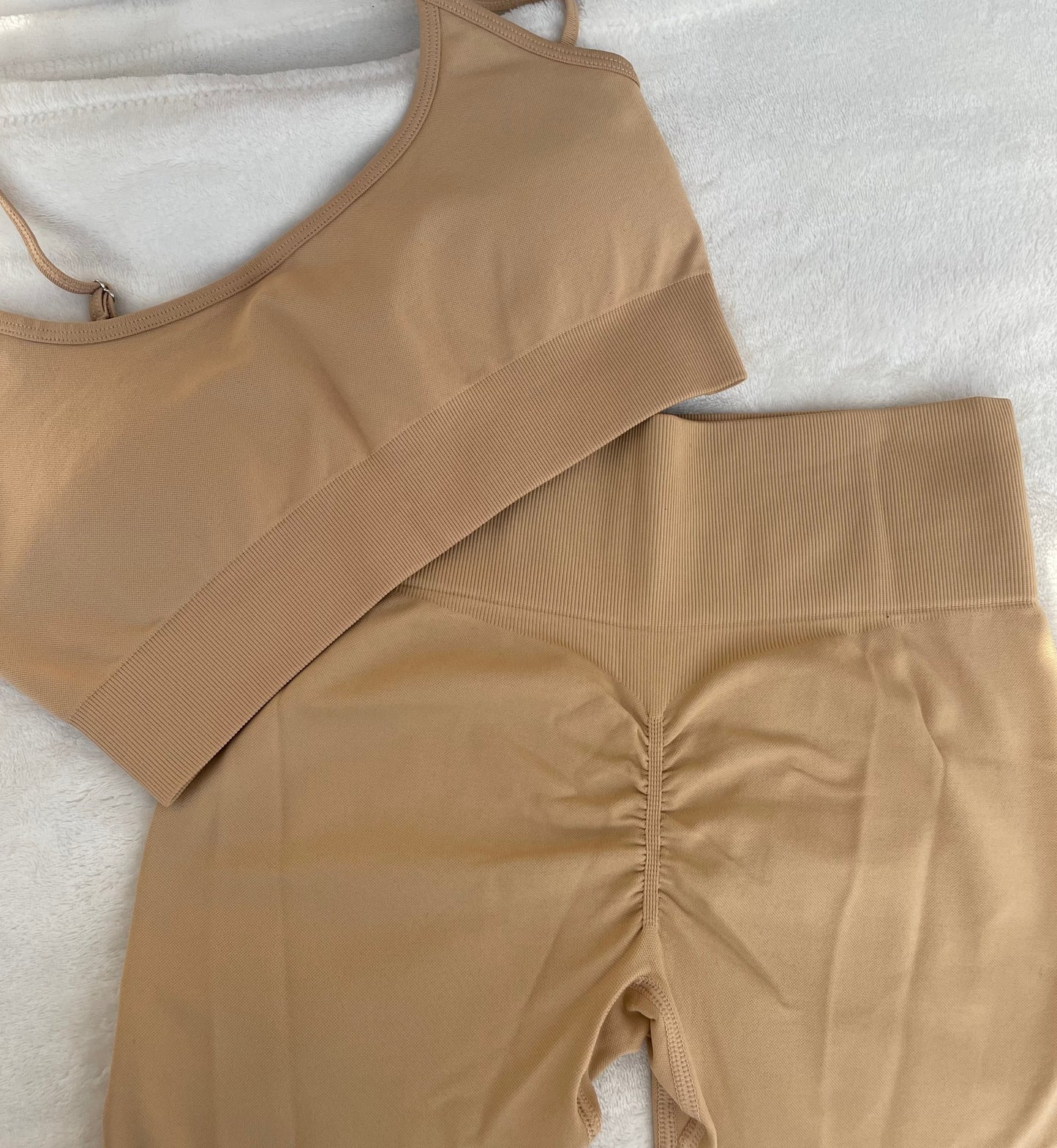 High Waisted Scrunch Booty Set