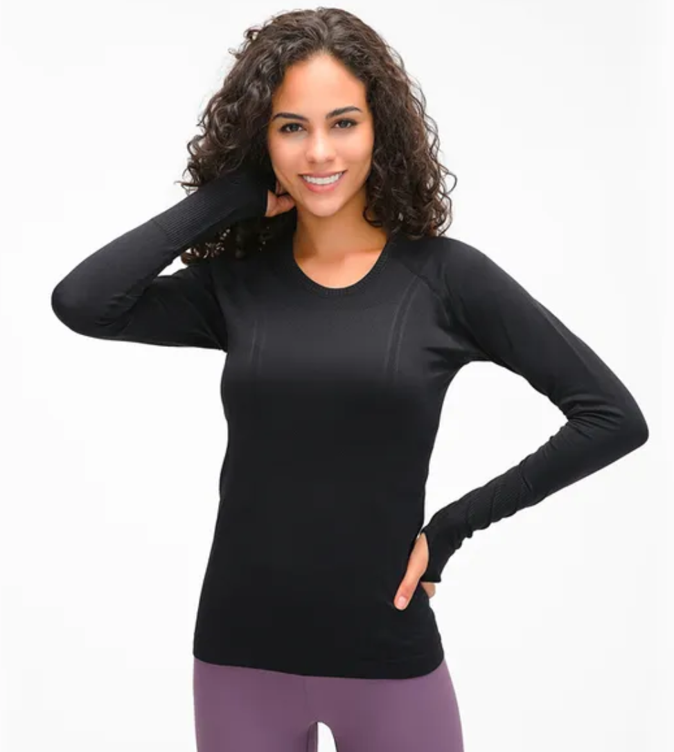 Seamless Full Length Long-Sleeve